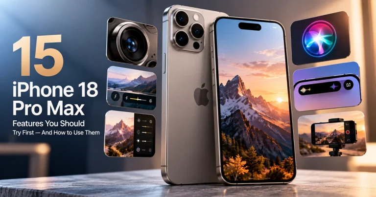 iPhone 18 Pro Max Features
