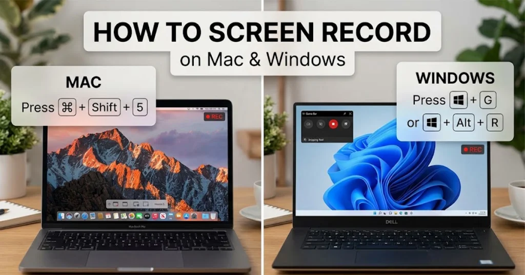 How to Screen Record on Mac and Windows